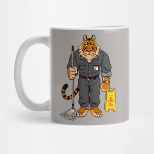 Janitor Who Is Also A Tiger Mug